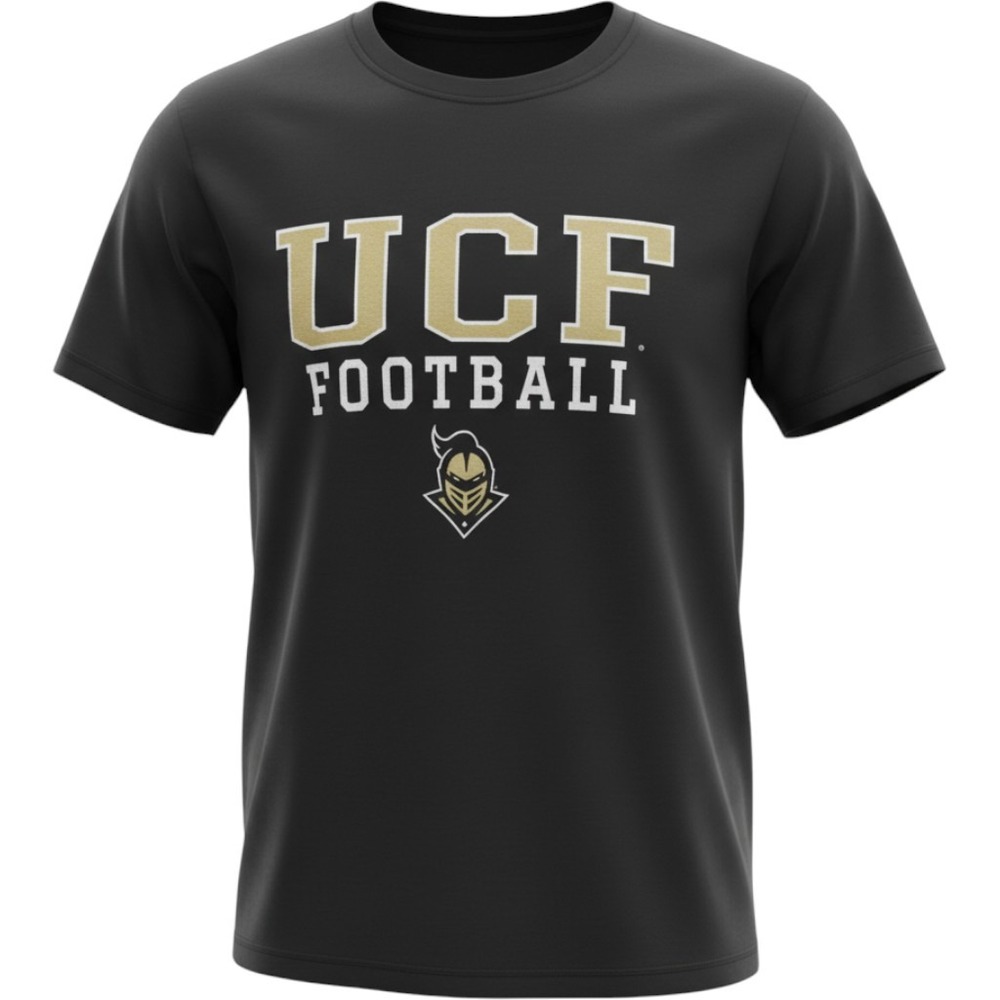 Champion Mens UCF Football Knights Graphic VINTAGE Tee Shirt Black 2XL